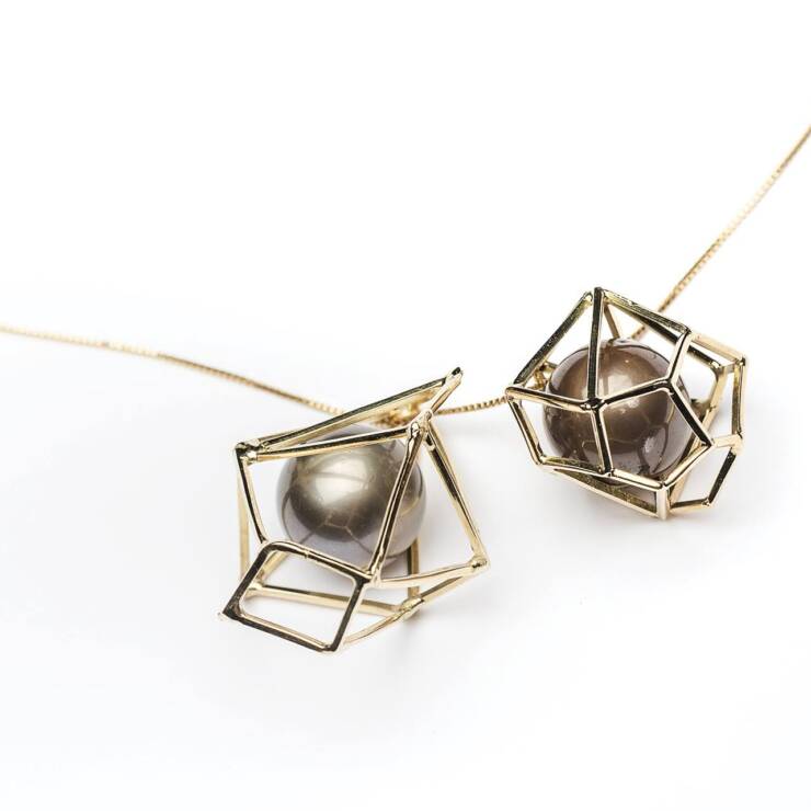 Aerei - Collana in oro 18 kt