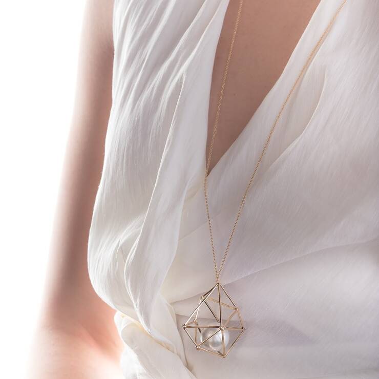 Aerei - Collana lunga con perla australiana